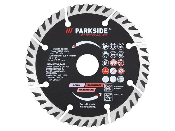 Accessory set for angle grinder