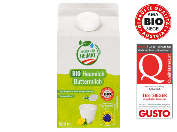 Bio Heumilch Buttermilch