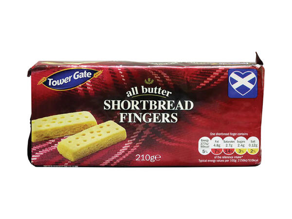 All Butter Shortbread Fingers