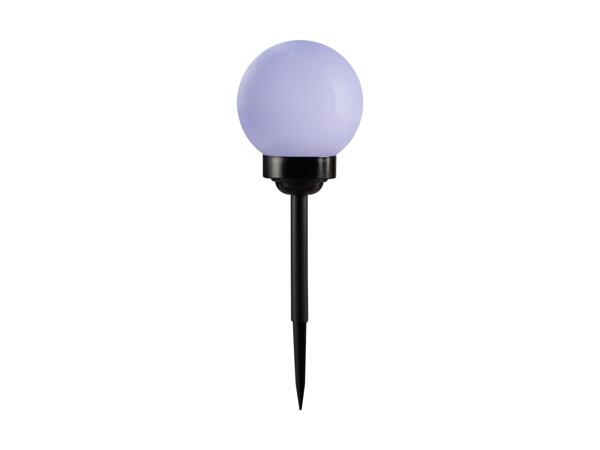LED-kuglelampe med solceller