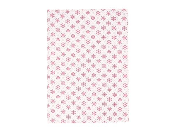 Livarno Home Christmas Tea Towels with Snowflake Pattern - Pack of 2