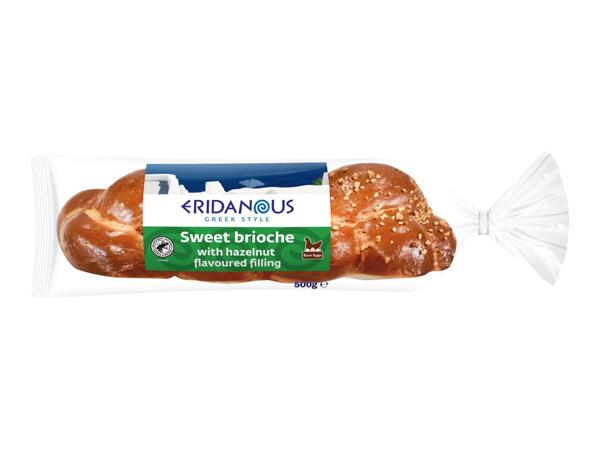 Eridanous Sweet Brioche with Hazelnut Filling