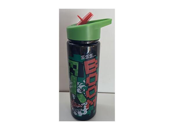 600ml Character Water Bottle - Minecraft