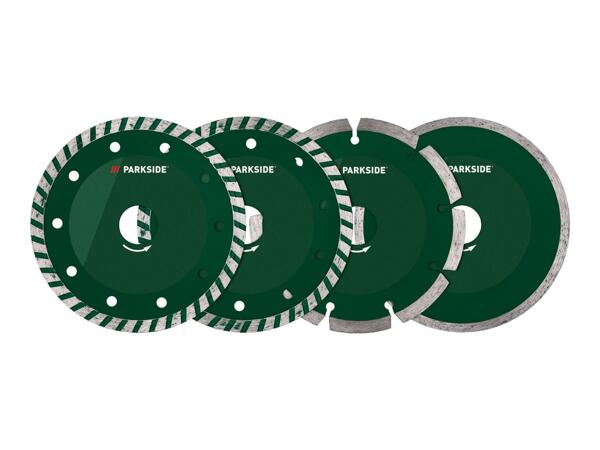Parkside Diamond Cutting Disc Set - 4 Pack