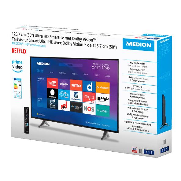 Smart-tv ultra hd 125,7 cm (50")