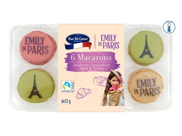 Duc de Coeur Emily in Paris Fresh Macarons 6x12g