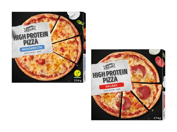Pizza ad alto contenuto proteico
