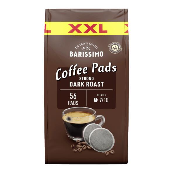 BARISSIMO(R) 				Koffiepads strong, 56 st.