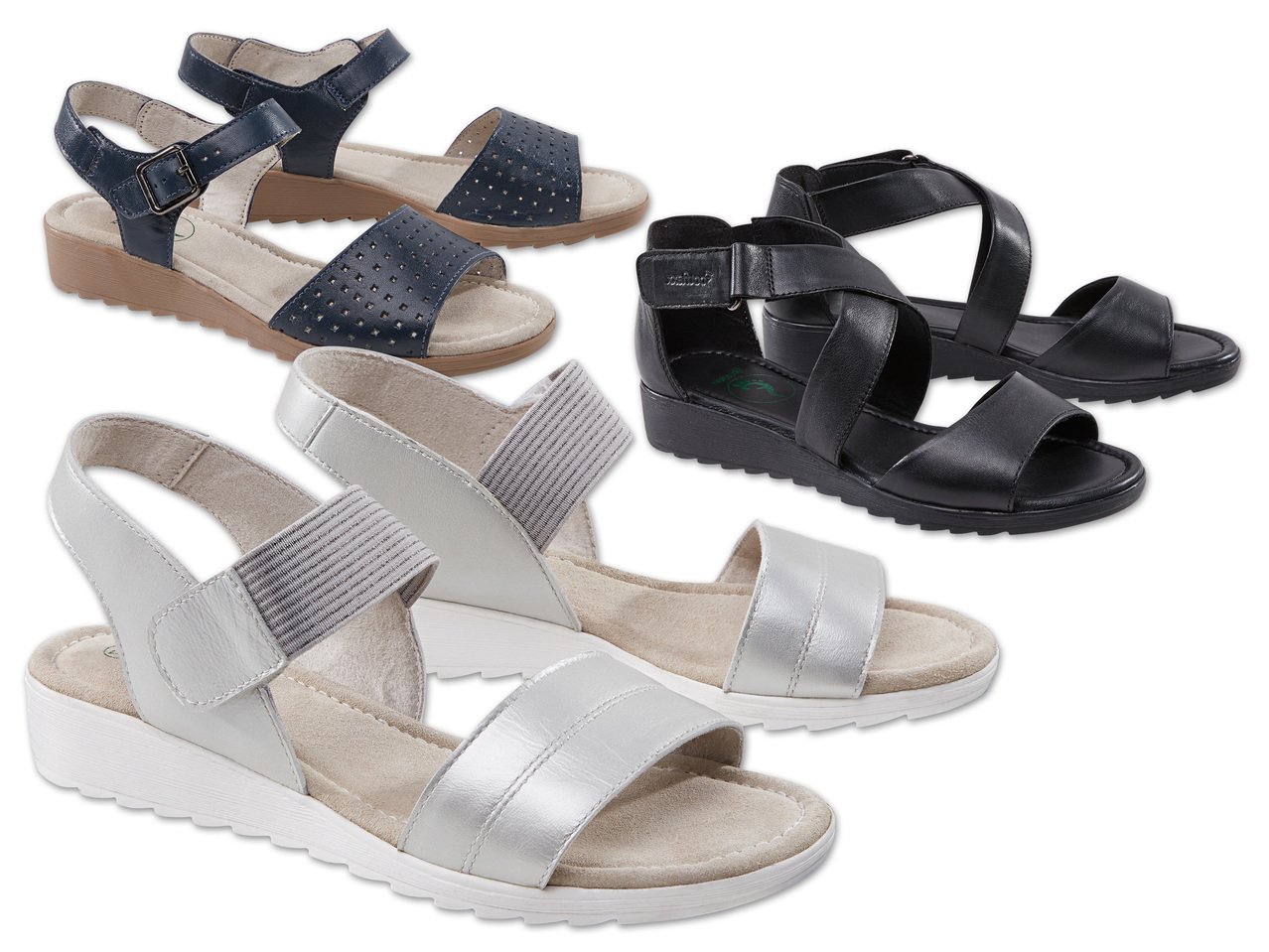 ESMARA(R) Damen Leder-Sandalen1