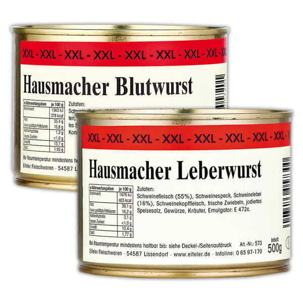 XXL Hausmacher Wurst Spezialität