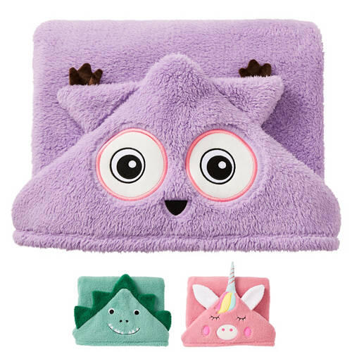 Children's Blanket with Animal Hood