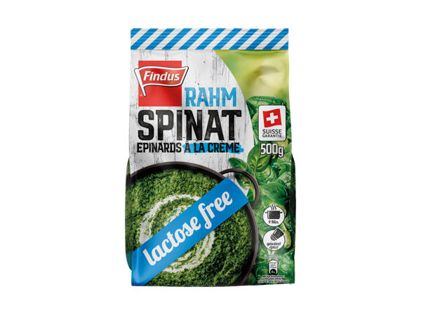Épinards à la crème Findus sans lactose