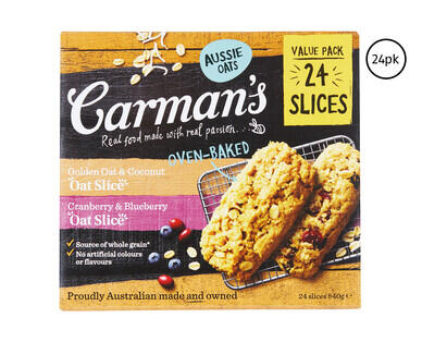 Carman's Oat Slice 24pk/840g - Aldi - Australia - Specials archive