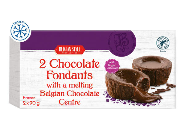 Belgian Style 2 Chocolate Fondants