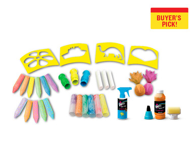 Grafix Sidewalk Chalk Activity Tub