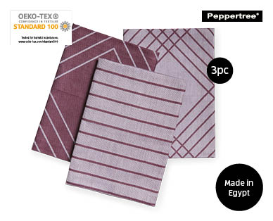 3 Piece Egyptian Cotton Tea Towel