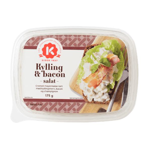 Kyllinge- & baconsalat