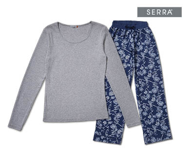 Ladies PJ Flannelette/Knit Set