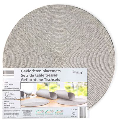 Sous-plats tressés, 4 pcs