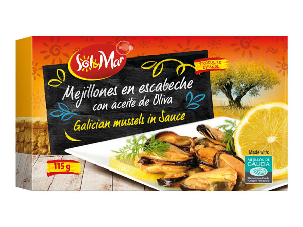 Sol & Mar Mussels Marinated in Olive Oil