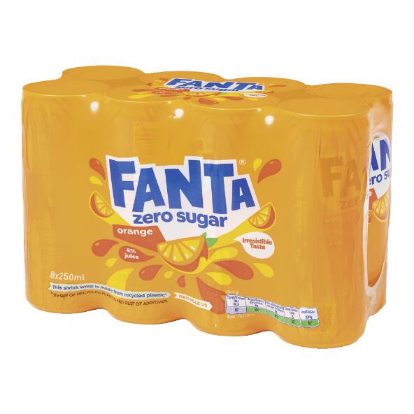 Fanta zero ou Sprite zero, 8 pcs