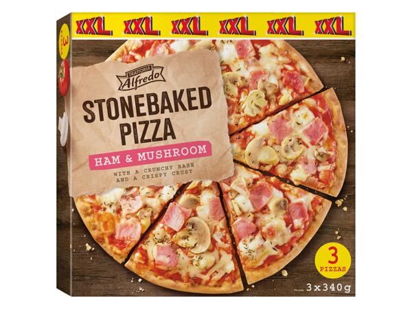 XXL Ham & Mushroom Pizza