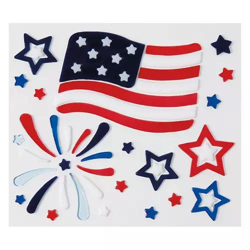 Americana Gel Clings - American Flag