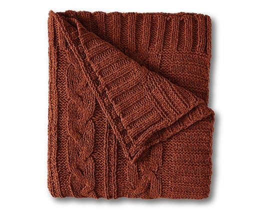 Huntington Home Cable Knit Throw