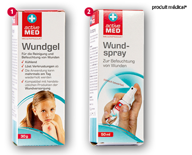 Gel/Spray désinfectant ACTIVE MED