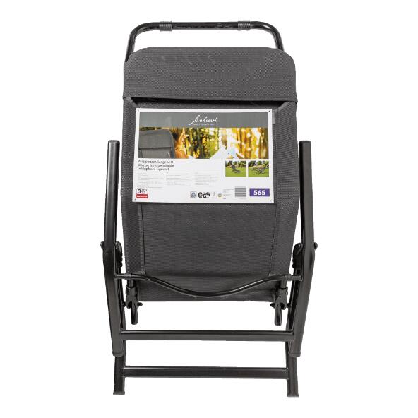 BELAVI(R) 				Chaise longue repliable