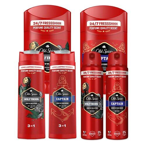 OLD SPICE OLD SPICE Duschgel/Bodyspray/Deo-Stick
