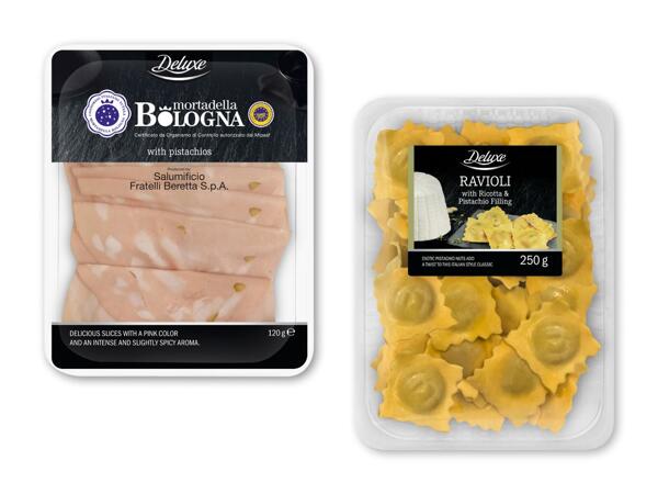 DELUXE Mortadella eller frisk pasta med fyld