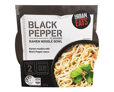 Urban Eats Black Pepper Noodle Bowl 240g