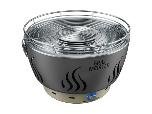 Trækulsgrill med aktiv ventilation