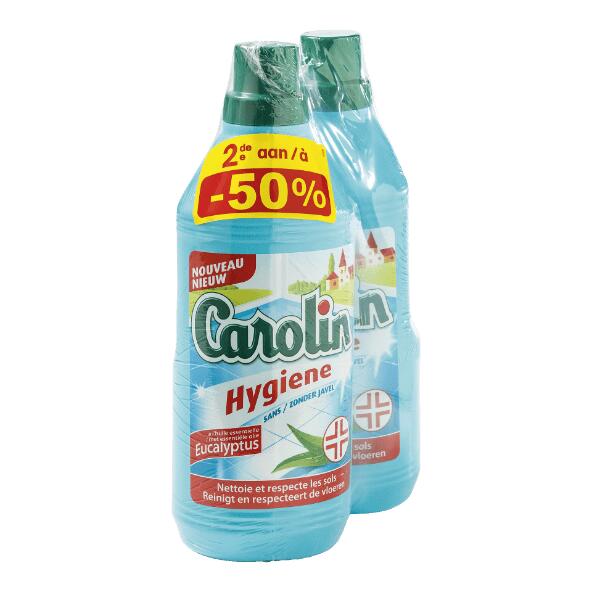 Détergent pour sol Carolin, 2 pcs