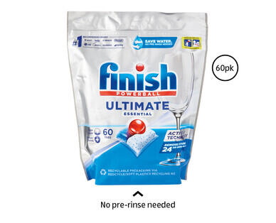 Finish Ultimate Essential Dishwasher Tablets 60pk