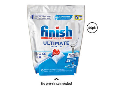 Finish Ultimate Essential Dishwasher Tablets 60pk