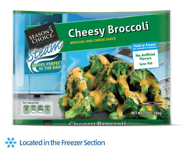 Season's Choice Cheesy Broccoli or Cheesy California Blend