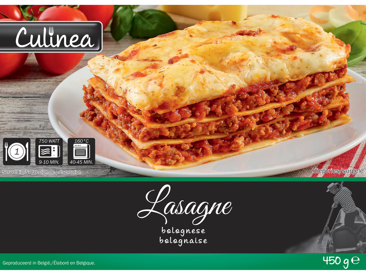 Lasagne of tagliatelle met spek