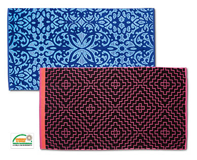 Velour Jacquard Beach Towel