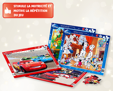 Puzzle dans un cadre pour enfants MICKEY MOUSE/WINNIE THE POOH/CARS/NEMO