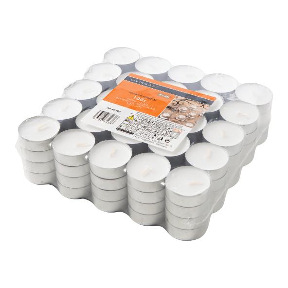 Bougies chauffe-plat, 100 pcs
