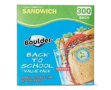 Boulder 
 Back to School Sandwich Bags