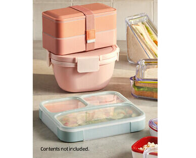 Plastic Bento Style Lunchbox 