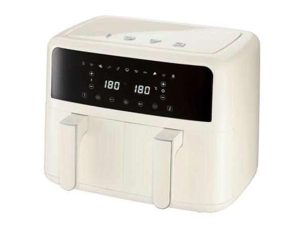 Silvercrest Beige Dual Basket Air Fryer