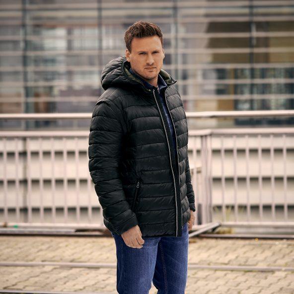 Maxi quiltet jakke