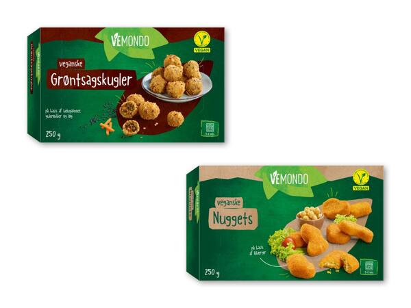 VEMONDO Grøntsagskugler eller veganske nuggets