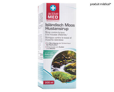 ACTIVE MED
SIROP CONTRE LA TOUX À LA MOUSSE D'ISLANDE
