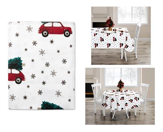 Merry Moments 
 Vinyl Tablecloth