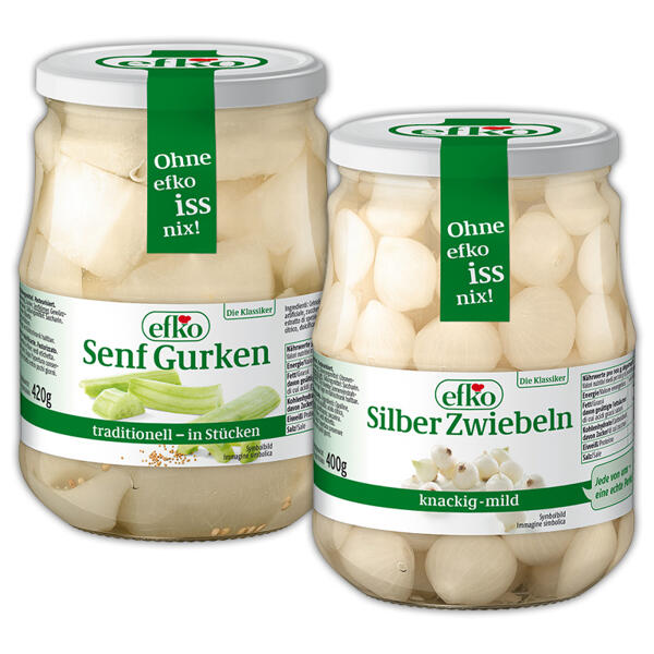 Senf Gurken / Silberzwiebeln